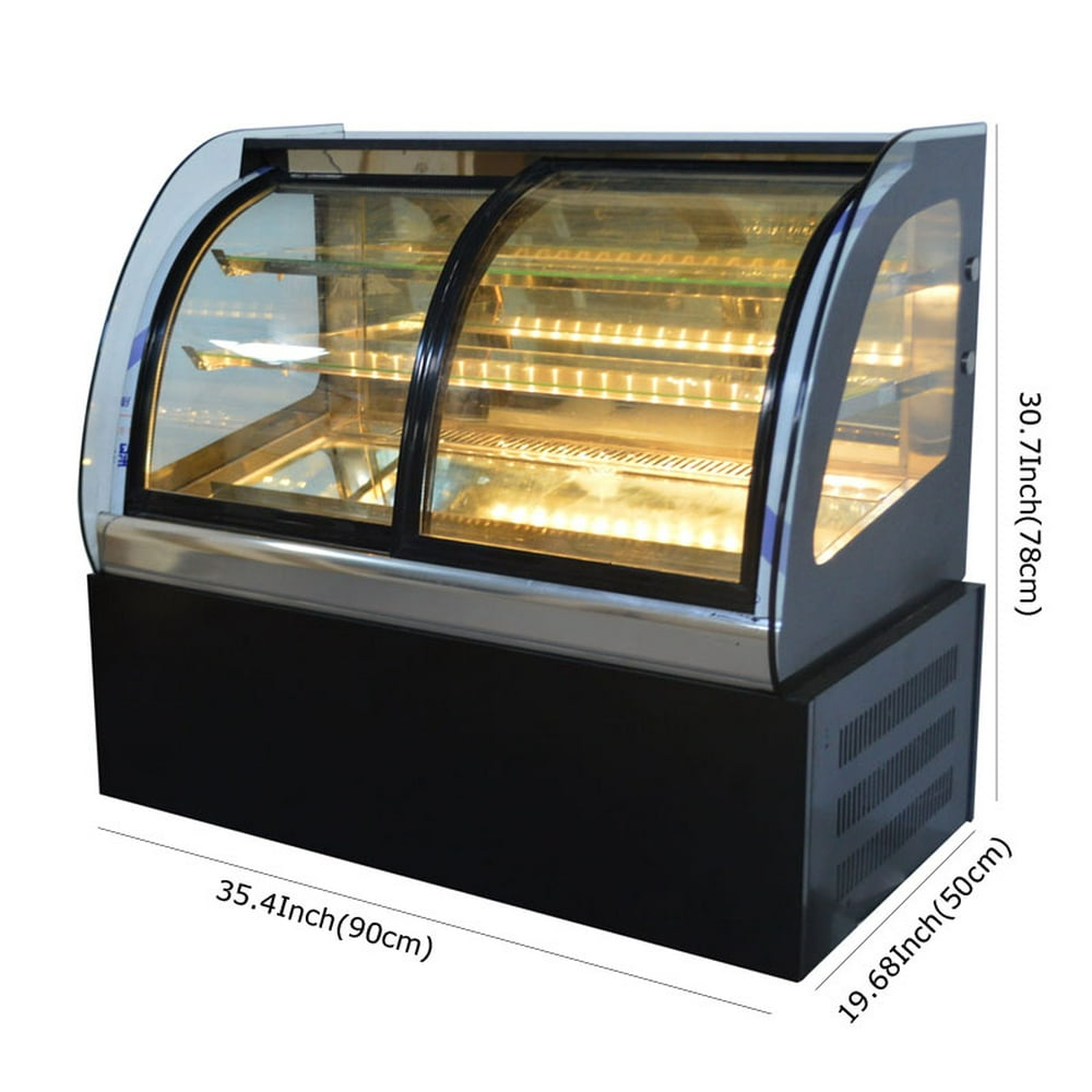 INTSUPERMAI INTSUPERMAI 35" Commercial Countertop Cake Refrigerator