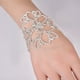 thumbnail image 2 of Pulseras para mujer, regalos para mujer, pulseras de cristal de colores para mujer, pulseras florales nupciales, brazaletes, pulsera ancha E, 2 of 4