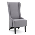 thumbnail image 3 of OYang Dining Chair, Upholstered Back Rest Seat Accent Chair with Birch Wood Legs, Leisure Chair for Restaurants Living Rooms Kitchen Dining Room Office, 3 of 7