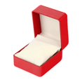 thumbnail image 1 of Reloj PU portátil organizador de soporte de una sola ranura para mujeres y hombres Regalos de cumpleaños ROJO Sunnimix, 1 of 8