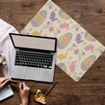 thumbnail image 5 of Pastel Easter Bunny & Egg Pattern Diatomite Mouse Pad - Non-Slip Backing Desk Mat for Spring Office Decor, 5 of 6