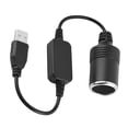 thumbnail image 4 of USB To , USB Port 12V Car  Adapter Female Converter Adapter Cord Lighter Mains Lighter Socket Female, 4 of 8