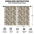 thumbnail image 2 of Blackout Kids Curtains,Beige Bigfoot and Pine Tree Pattern Childrens Insulated Curtains Set Of 2,Bedroom Essentials,Toddler Room Decor 42x63in(106x160cm), 2 of 5