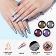 thumbnail image 3 of Nail powder metal mirror flour holographic pigment powder nail art decoration set 4 boxes, 3 of 5