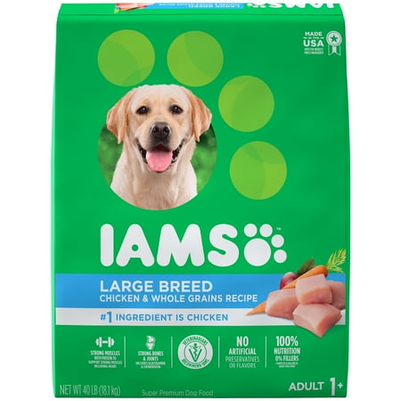 IAMS PROACTIVE HEALTH Adult Large Breed Dry Dog Food Chicken, 40 lb.