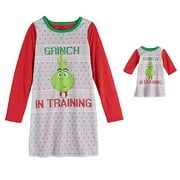 Jammies For Your Families The Grinch Nightgown & Matching Doll Gown - Girls
