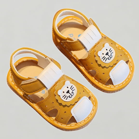 Xijirk Baby Closed Toe Casual Sandals Soft Sole Walking Footwear for Toddler Daily Wear,6-9 Months