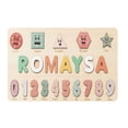 thumbnail image 1 of Jindong Children's Personalized Name Puzzle Wooden Educational Toy Birthday Gift, 1 of 5
