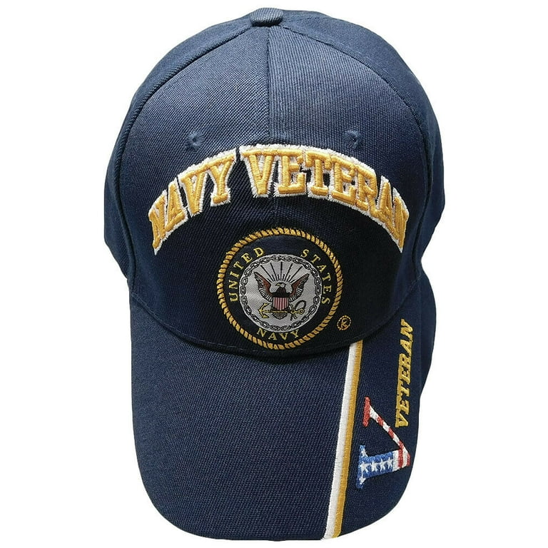Navy veteran baseball cap on sale
