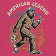 thumbnail image 3 of American Legend Bigfoot Sweatshirt Patriotic Funny Sasquatch Fan 4 July USA Flag Beer BBQ Tailgate Party Hoodie, 3 of 7