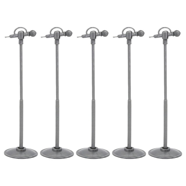 Micrófono Desmontable para 1:6 Instrumento Musical Lindo Fingir Jugar Juguete de Regalo Modelo de Micrófono para Figuras de Hugo Micrófono de casa de muñecas