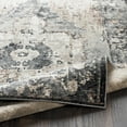 thumbnail image 6 of BoutiqueRugs Newalla Bohemian Oriental Medallion Area Rug - Farmhouse Traditional Floral Carpet for Living Room, Bedroom, Dining Room - Gray, Blue, Cream - 4'3" x 5'11", 6 of 19