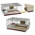 thumbnail image 4 of Ferplast Krolik 140 Plus Extra Large Indoor Pet Rabbit Cage w/ Wood Hutch, 4 of 10