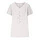 thumbnail image 4 of Camisetas de Cuello en V Mujeres Impresas Manga Corta Camiseta Casual, Ligera Y Básica de las Mujeres Camisetas Casuales, 4 of 4