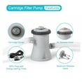 thumbnail image 4 of Intex 28601EG 330 GPH Easy Set Swimming Pool Cartridge Filter Pump with GFCI, 4 of 9