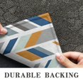 thumbnail image 6 of Multicolor Chevron Pattern Door Rugs,Washable Non Slip Door Mats Indoor,Decorative Door Mats,Entry Mat Indoor for Entrance,Bedroom,Kitchen,Bathroom,16"x24", 6 of 6