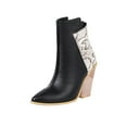 thumbnail image 2 of Fesfesfes Womens Fall Boots Large Size And Winter Snake Print Super High Heel Sleeve 6.5(38), 2 of 8