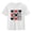 White, variant on Kids Valentine's Day T-Shirt Heart Print Tic Tac Toe Short Sleeve Tee 100% Cotton Casual Top for Girls Age 4-10,Size 7 T