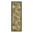 thumbnail image 3 of Unique Loom Outdoor Botanical Collection Area Rug - Keukenhof (2' x 6' Runner Green/Beige), 3 of 7