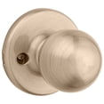 thumbnail image 2 of Kwikset Polo Antique Brass Steel Passage Door Knob 3 Right or Left Handed, 2 of 2
