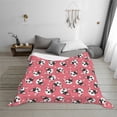 thumbnail image 6 of KLL French Bulldog Face Print Fleece Throw Blanket, Horizontal Fleece Bedding Cute Soft Blankets Comfy Fleece Flannel Plush Home Decor for Couch & Bed -80"x60", 6 of 9