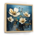 thumbnail image 2 of Designart "Buttercups Against Canvas" Buttercups Floater Framed Wall Art Prints, 2 of 5