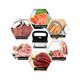 thumbnail image 4 of Ablandador De Carne 48 Cuchillas Tenderizador Malubero Negro, 4 of 5