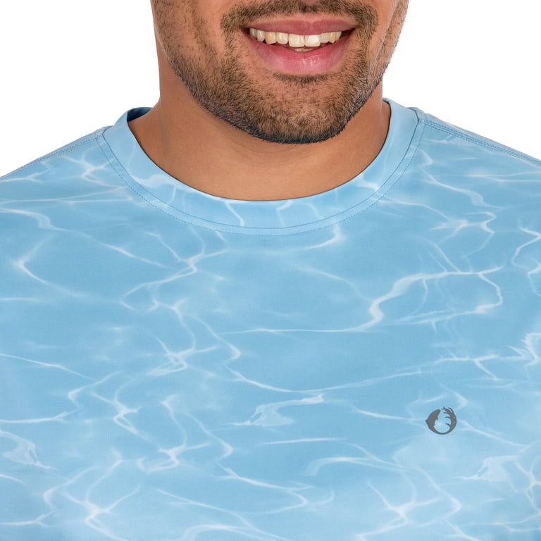 T-shirt Manches Longues The American Outdoorsman UPF - Homme Taille XL - Bleu - Neuf