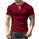 thumbnail image 1 of pstuiky camisetas de hombre, Camisa informal de manga corta con botones y cuello redondo con estampado a la moda para hombre camisas casuales para hombre m, 1 of 5
