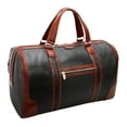 thumbnail image 6 of KINZIE | Leather Two-Tone Carry-All Tablet Duffel, 6 of 6