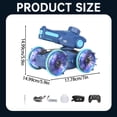 thumbnail image 3 of BINGLI Toys for Kids 6-12 Remote Control Car Boat Gifts for Boys 5+ Year Old Amphibious RC Gesture Stunt Water Squirt Tank with Lights & Self-Dispensing Cool Outdoor Summer Beach Pool Toy, 3 of 9