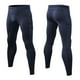thumbnail image 4 of Pantalones de yoga largos para hombre, cálidos, de fitness, de alta elasticidad, ajustados, para correr, baloncesto, entrenamiento, con bolsillos, 4 of 6