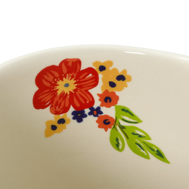 The Pioneer Woman Dazzling Dahlias 9-Piece Stoneware Measuring Set