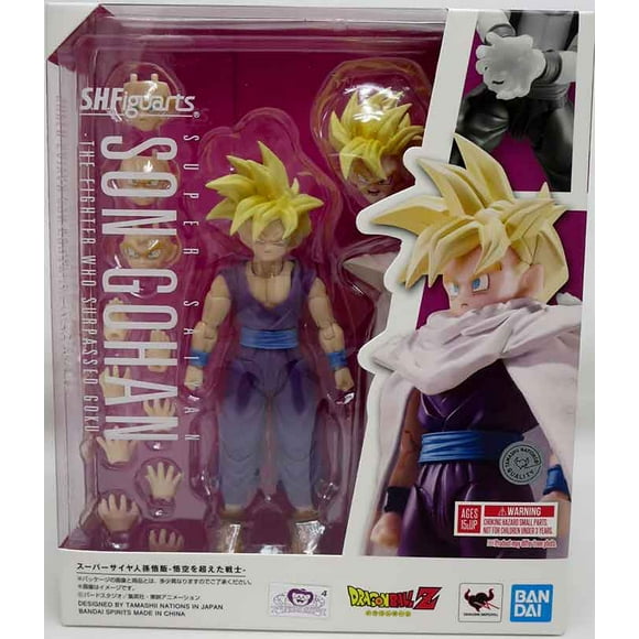 Dragonball Z 6 Inch Action Figure S.H. Figuarts - Super Saiyan Gohan Warror Who Surpassed Goku