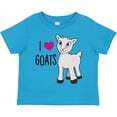 thumbnail image 3 of Inktastic I Love Goats Cute Goat Boys or Girls Toddler T-Shirt, 3 of 5
