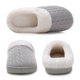 thumbnail image 4 of Pantuflas de espuma viscoelástica para mujer, pantuflas de casa con parte inferior de goma antideslizante, forro de felpa cálido, cómodos zapatos para el hogar para dormitorio Wmkox8yii hj789, 4 of 4