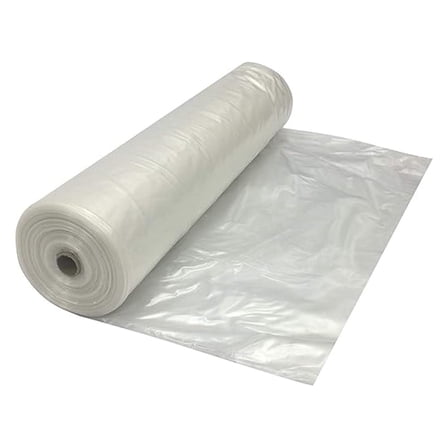 - Clear Plastic Sheeting - 3 mil - (3' x 100') - Thick Plastic Sheeting, Heavy Duty Polyethylene Drop Cloth Vapor Barrier Covering