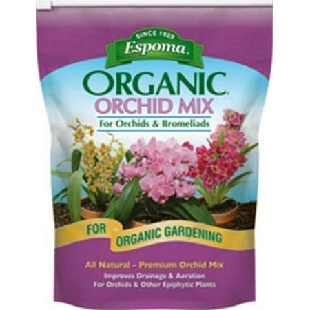 OR4 Organic Orchid Mix Potting Soil, 4-Quart, Improves drainage and aeration By
