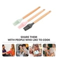 thumbnail image 4 of Basting Silicone Pastry Brushes for Cooking Oil Application 3Pcs Assorted, 4 of 5