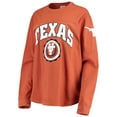 thumbnail image 2 of Women's Pressbox Burnt Orange Texas Longhorns Edith Long Sleeve Oversized Top, 2 of 3
