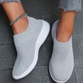 thumbnail image 4 of IUJSOY Lightweight Walking Shoes Women Slip on Mesh Sock Sneakers Anti-Slip Soft Sole Flats, 4 of 8