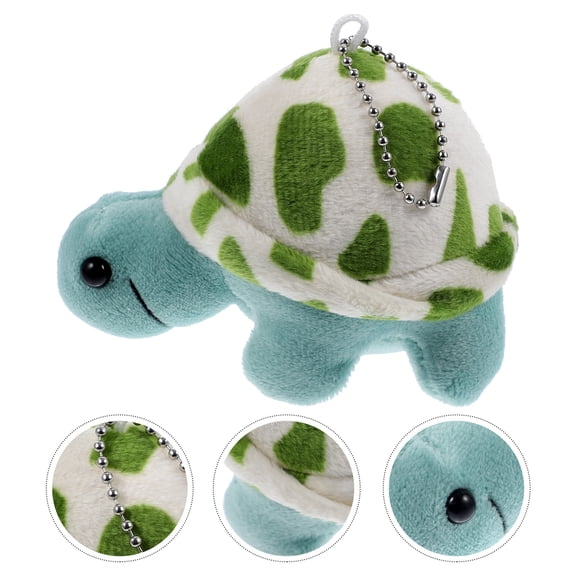 PBPBOX Cute Plush Tortoise Plush Keychain Light Green PP Cotton 1Set