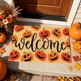 thumbnail image 2 of Halloween Pumpkin Welcome Door Mat, Funny Durable Non Slip Decorative Rugs for Bathroom Bedroom Kitchen Front Door, 2 of 6