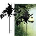 thumbnail image 4 of RBCKVXZ Halloween Decoration Outdoor - Black Statues, Scare Yard Sign for Halloween Yard Decor - Solar-Powered Metal Silhouette With Light (Style A), 4 of 5