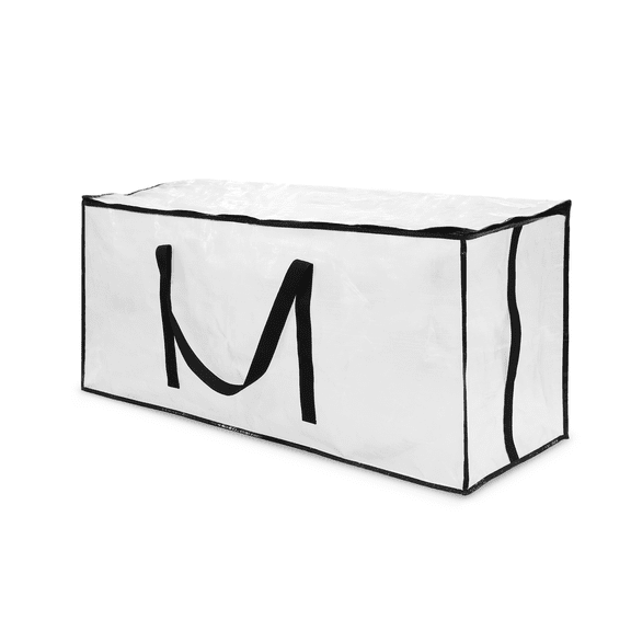 Mainstays Heavy Duty Clear 62 Gallon Storage Bag with Dual Carry Handles