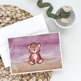 thumbnail image 2 of Bear Cub Watercolor Greeting Cards and Envelopes Pack of 8, 2 of 2