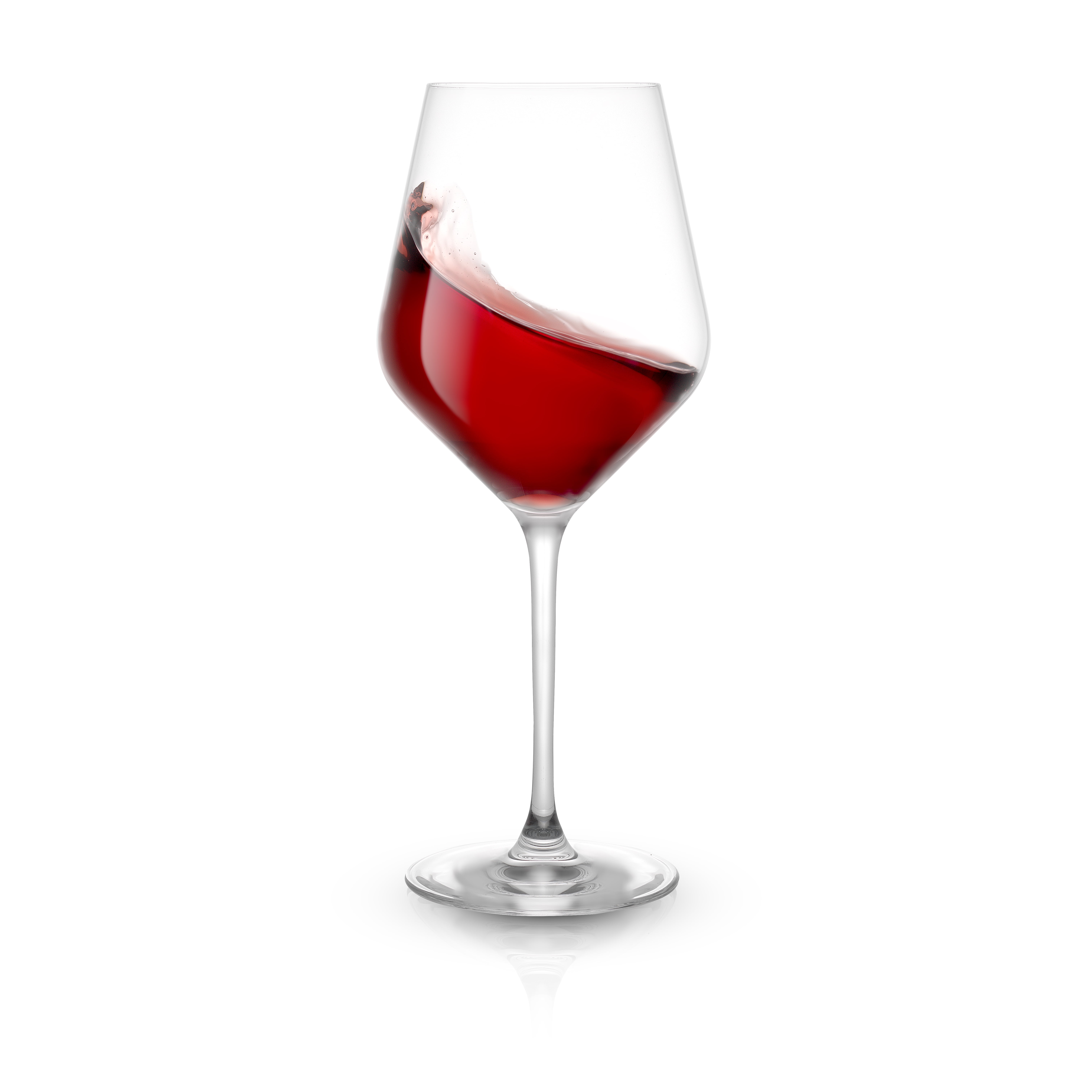 JoyJolt Claire Crystal Red Wine Glasses – Set of 4 - 14-Ounce Wine Glass Set