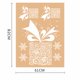 thumbnail image 2 of Caja de regalo de Navidad 2021, pegatina estática de Pvc, pegatina de pared para ventanas del hogar, pegatina decorativa, decoración de fiesta de año nuevo, vestido de cristal, 1105,11 Feliz Sencillez, 2 of 3