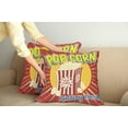 thumbnail image 3 of Ambesonne Retro Throw Pillow Cover 2 Pack, Pop Corn Movie Snack, 16", Multicolor, 3 of 6