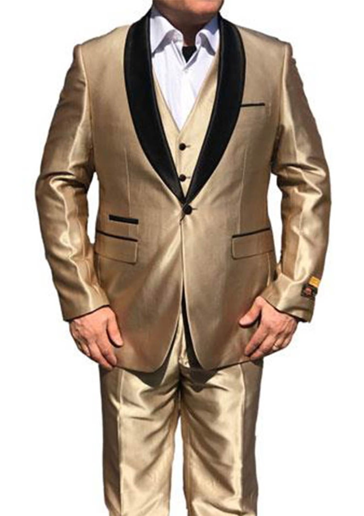 gold tuxedo jacket
